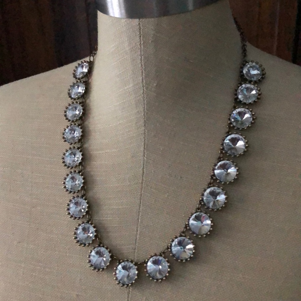 J.Crew inspired crystal necklace